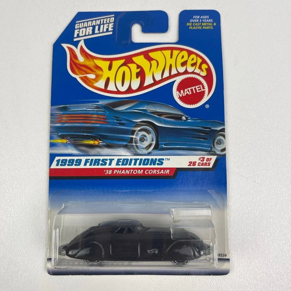 Hot Wheels 38 Phantom Corsair Black 656 1999 First Editions 3 Of 26
